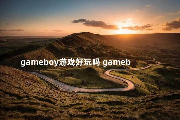 gameboy游戏好玩吗 gameboy游戏排行